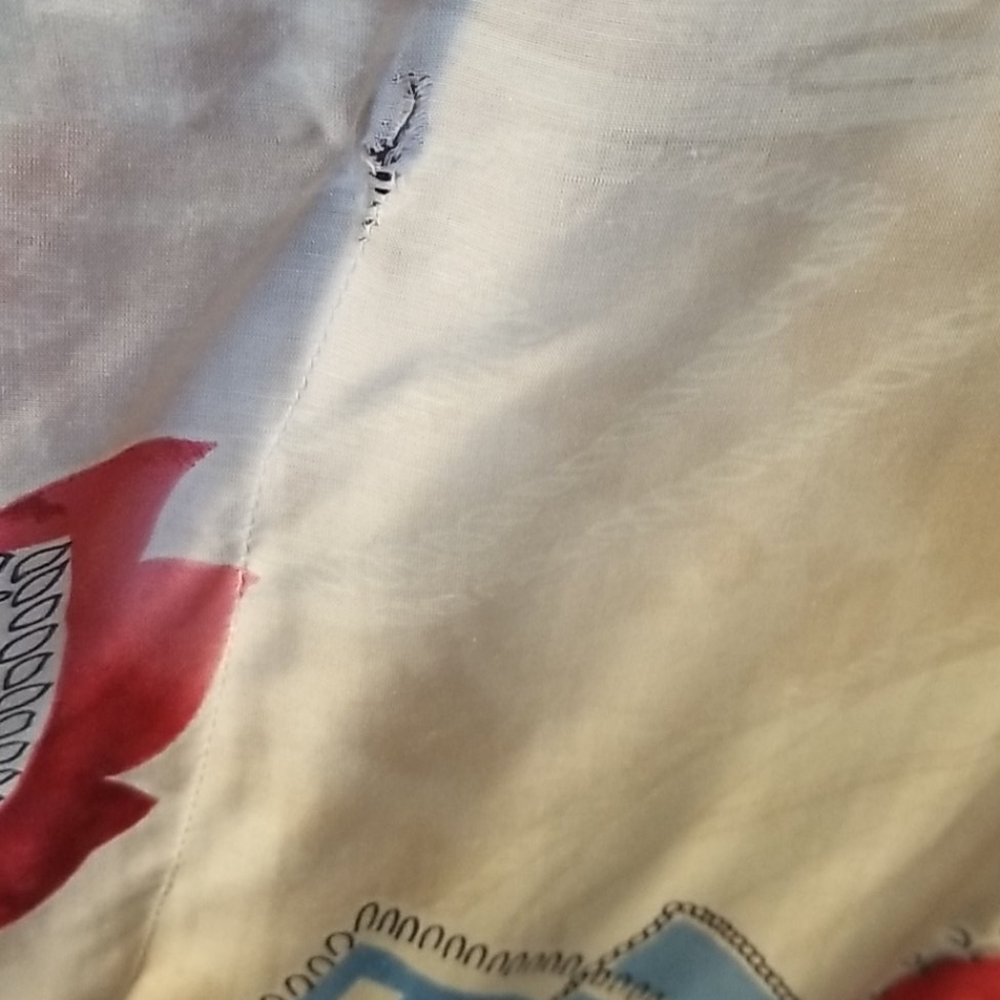 Chico's print poncho sizeS/M could fit Large - Picture 9 of 9